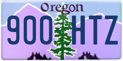 OR license plate 900HTZ