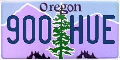 OR license plate 900HUE