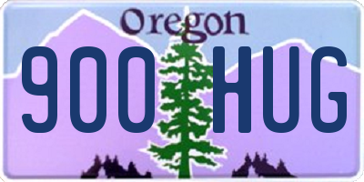 OR license plate 900HUG