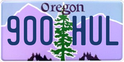 OR license plate 900HUL