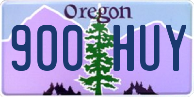 OR license plate 900HUY