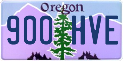 OR license plate 900HVE