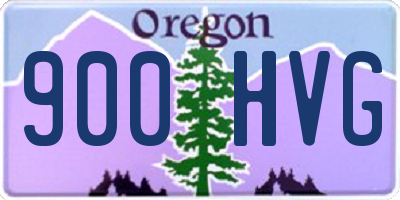 OR license plate 900HVG