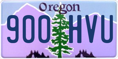 OR license plate 900HVU