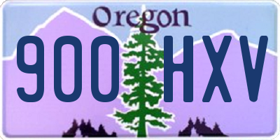 OR license plate 900HXV