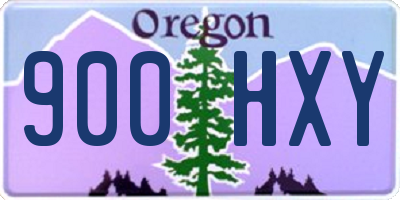 OR license plate 900HXY