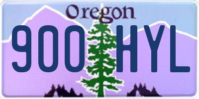 OR license plate 900HYL