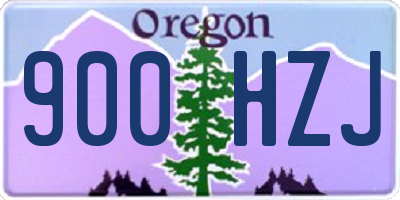 OR license plate 900HZJ