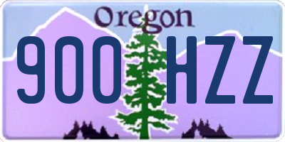 OR license plate 900HZZ