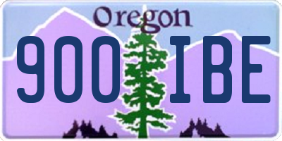 OR license plate 900IBE