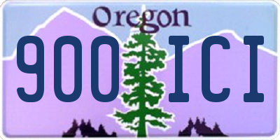 OR license plate 900ICI