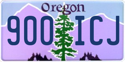 OR license plate 900ICJ