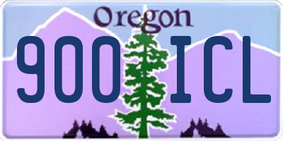 OR license plate 900ICL
