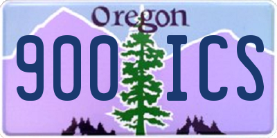 OR license plate 900ICS