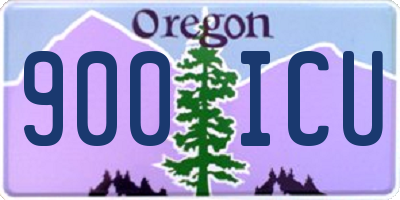 OR license plate 900ICU