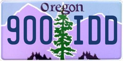OR license plate 900IDD