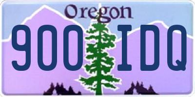 OR license plate 900IDQ