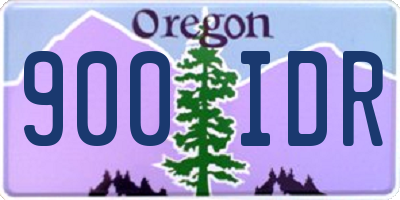OR license plate 900IDR