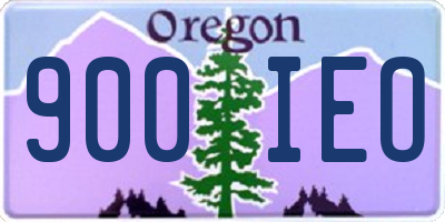 OR license plate 900IEO