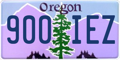 OR license plate 900IEZ