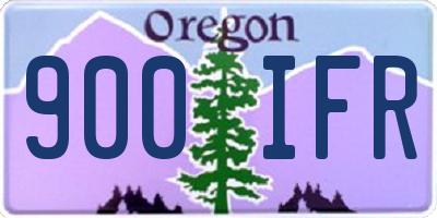 OR license plate 900IFR