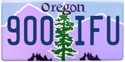 OR license plate 900IFU