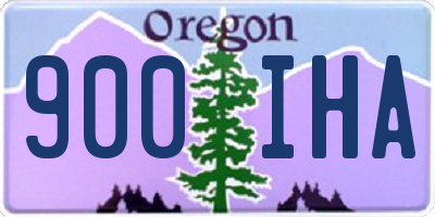 OR license plate 900IHA