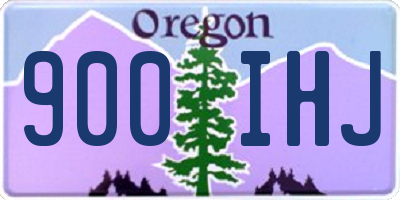 OR license plate 900IHJ