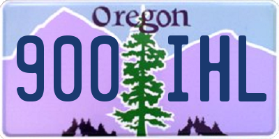 OR license plate 900IHL