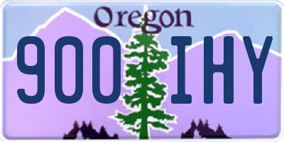 OR license plate 900IHY