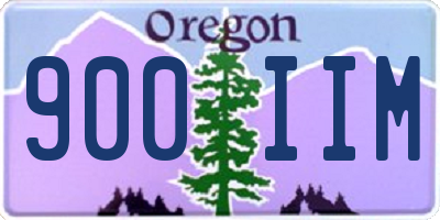 OR license plate 900IIM
