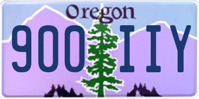 OR license plate 900IIY