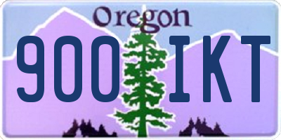OR license plate 900IKT