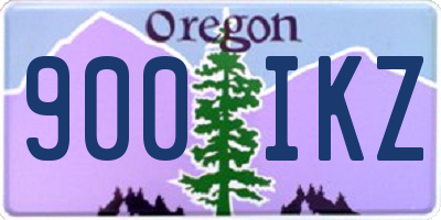 OR license plate 900IKZ