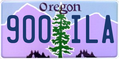 OR license plate 900ILA
