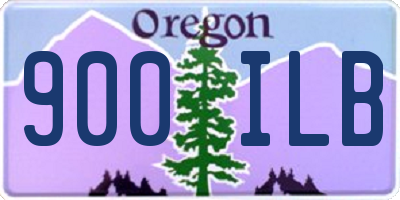 OR license plate 900ILB