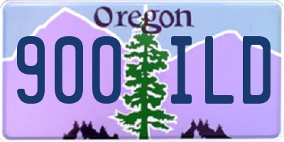 OR license plate 900ILD