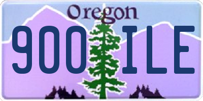 OR license plate 900ILE