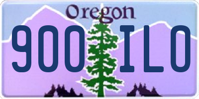 OR license plate 900ILO