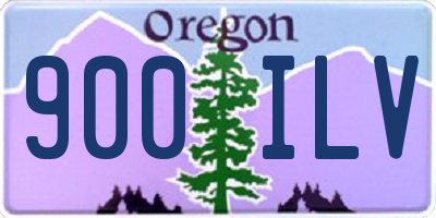 OR license plate 900ILV