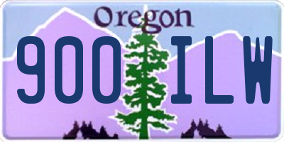 OR license plate 900ILW