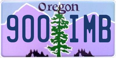 OR license plate 900IMB
