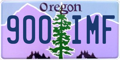 OR license plate 900IMF