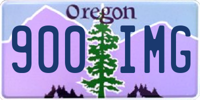 OR license plate 900IMG