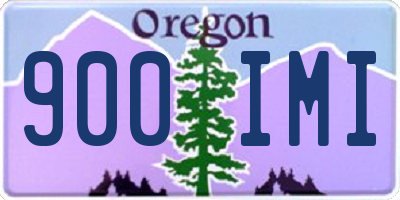 OR license plate 900IMI