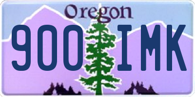 OR license plate 900IMK