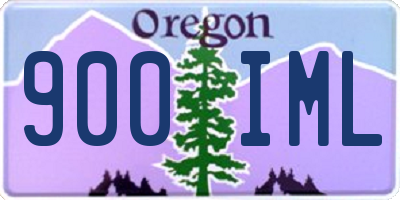 OR license plate 900IML