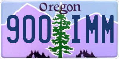 OR license plate 900IMM