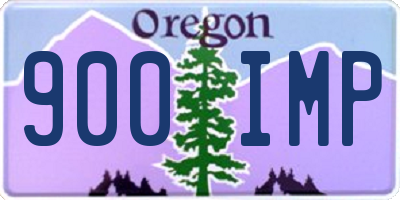 OR license plate 900IMP