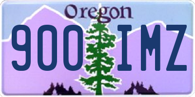 OR license plate 900IMZ